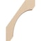 Ekena Millwork 3-inch W x 10-inch D x 14-inch H Legacy Rough Cedar Woodgrain TimberThane Knee Brace, Primed BRCUR03X10X14LECRCPR - alternate 3